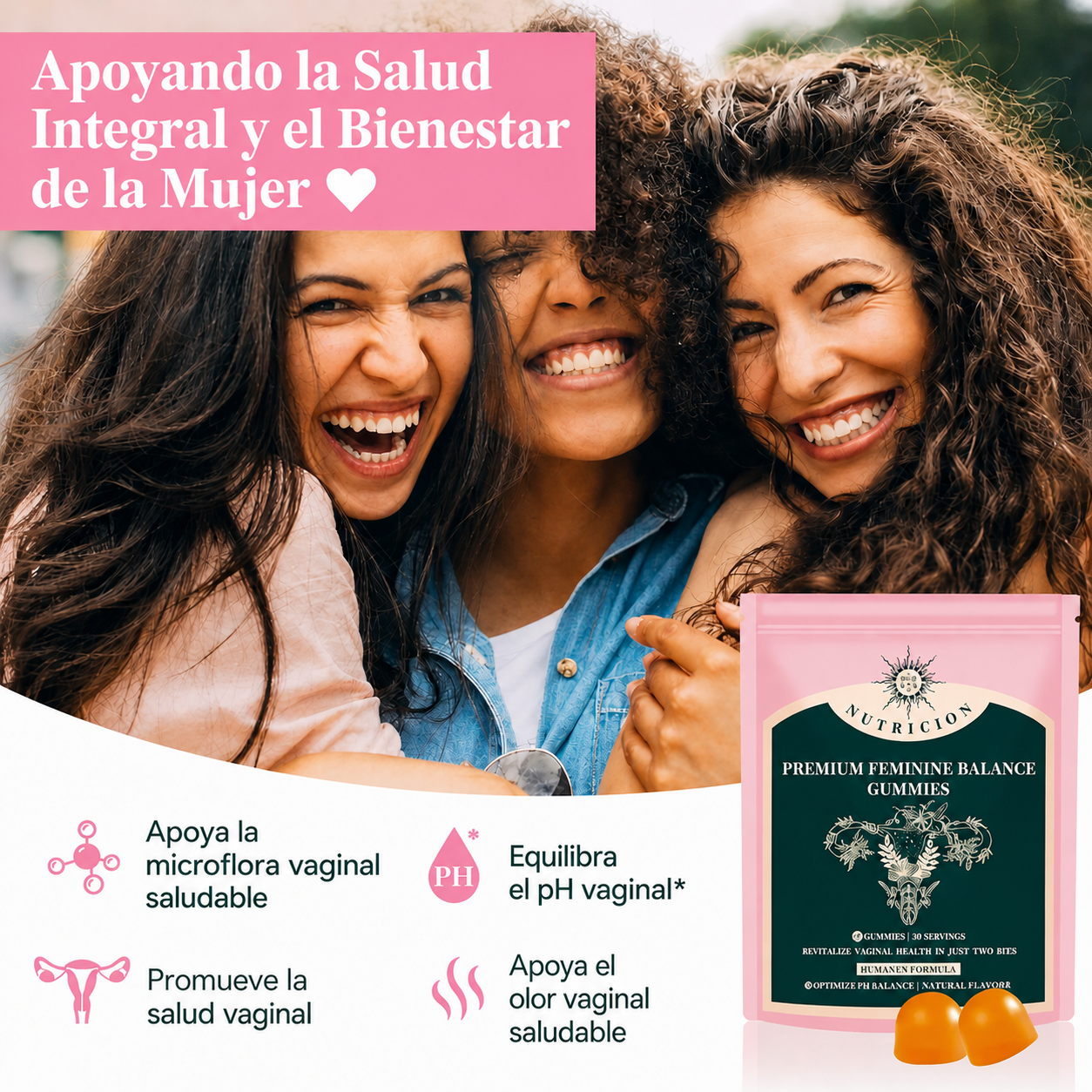 Gominolas para el equilibrio femenino™