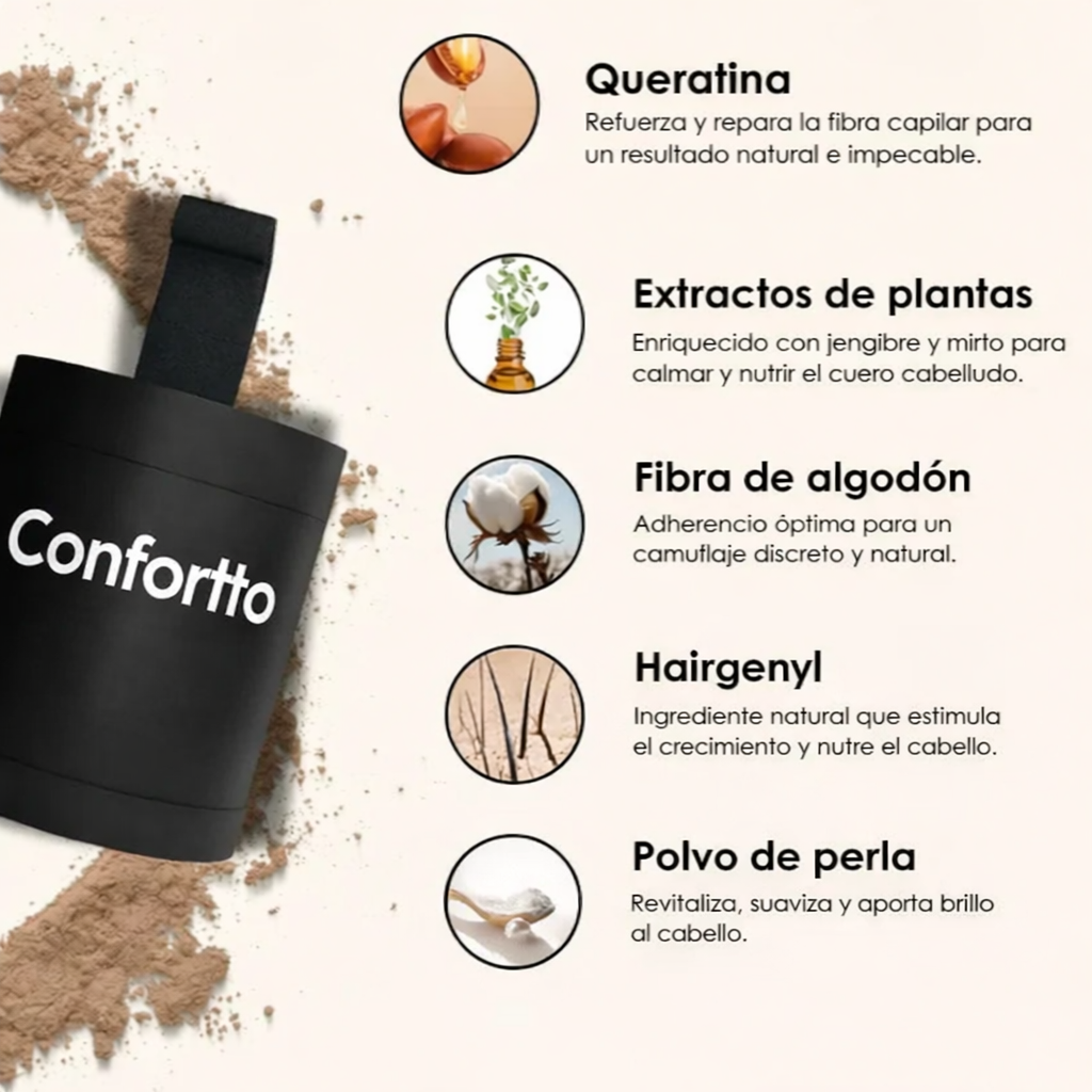 Polvo rellenador para el cabello ®