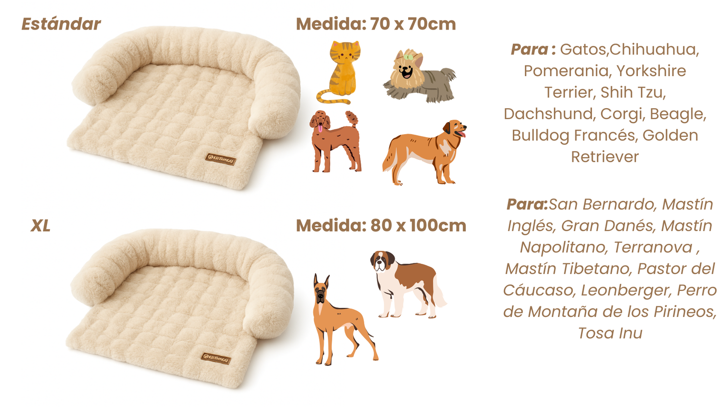 Cama de sofá antiestrés CozySoft®