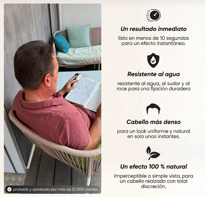 Polvo rellenador para el cabello ®